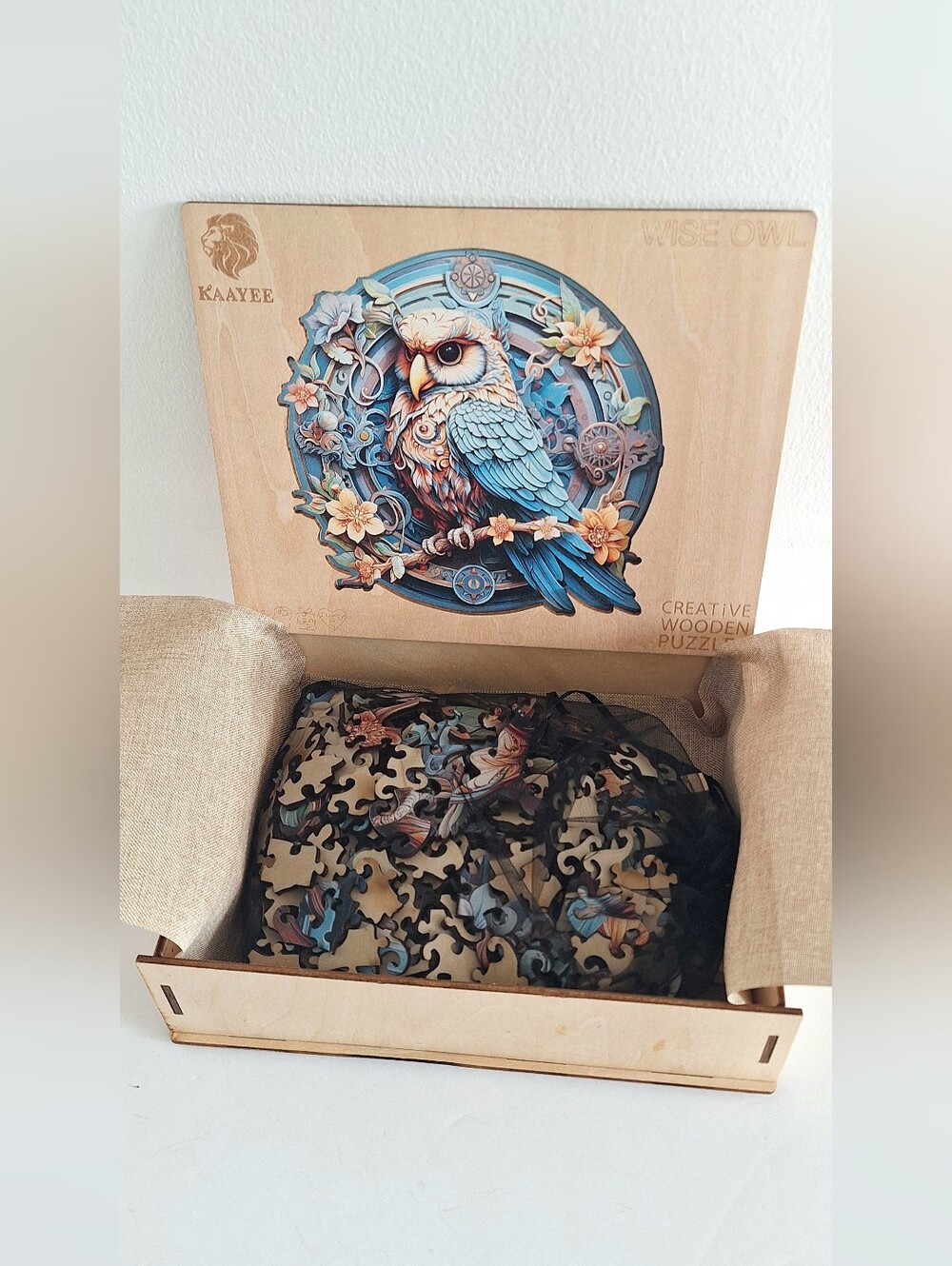 Wooden jigsaw puzzle